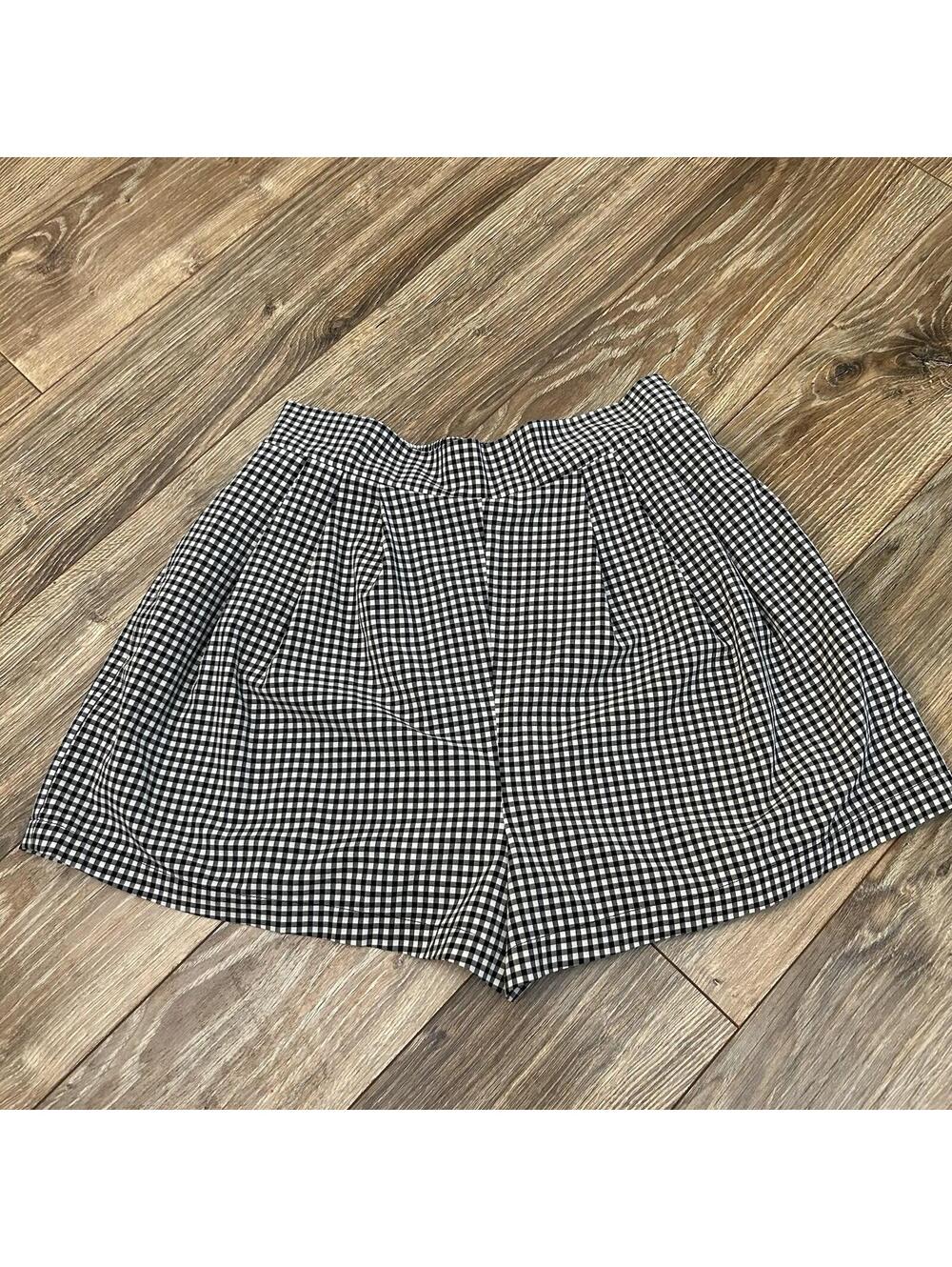 WAYRE | Limited Edition Travel Pocket Flow Shorts Black Gingham S